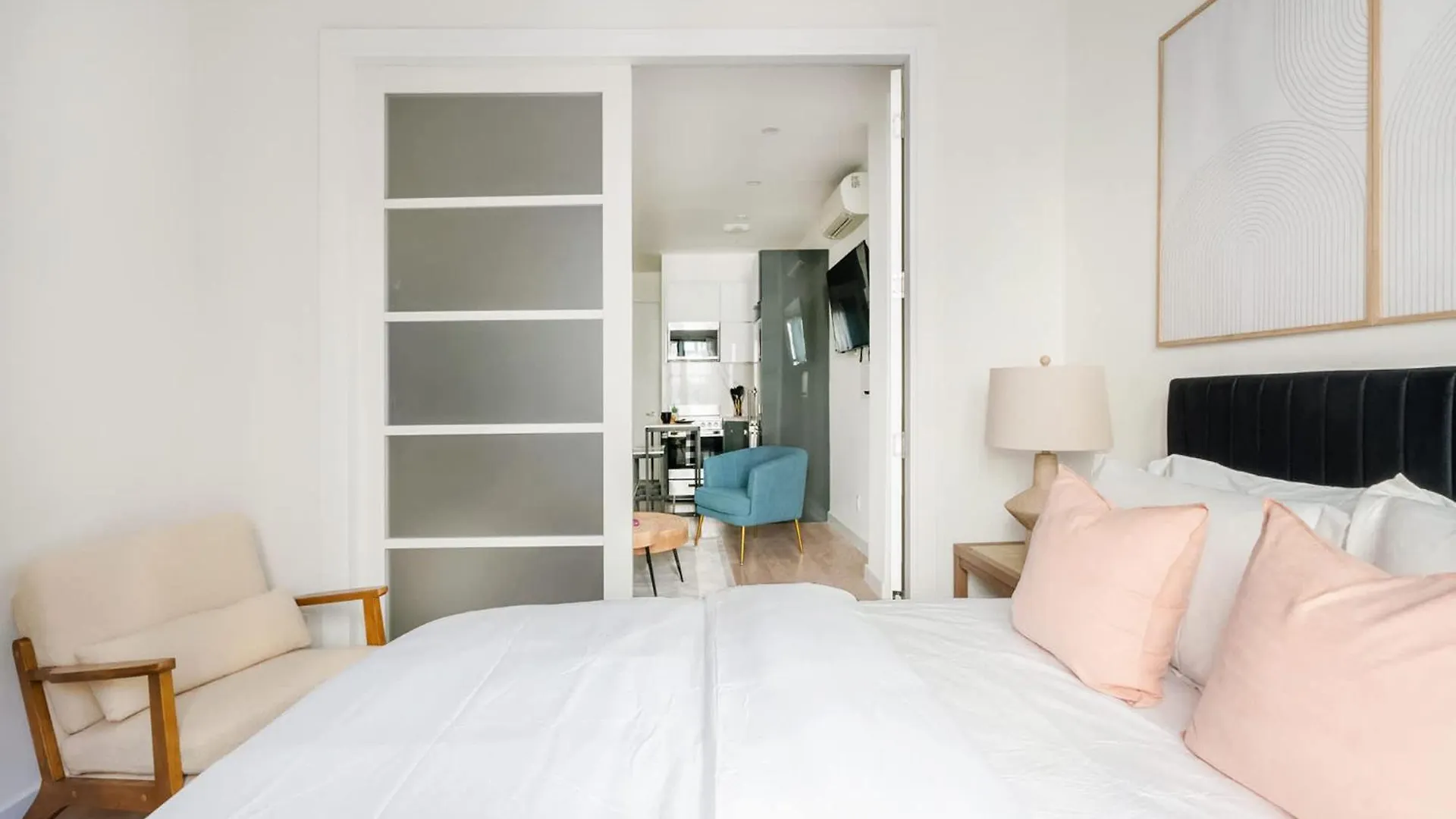 纽约317-1B Sleek Modern 1Br Union Square Wd In Unit公寓 公寓