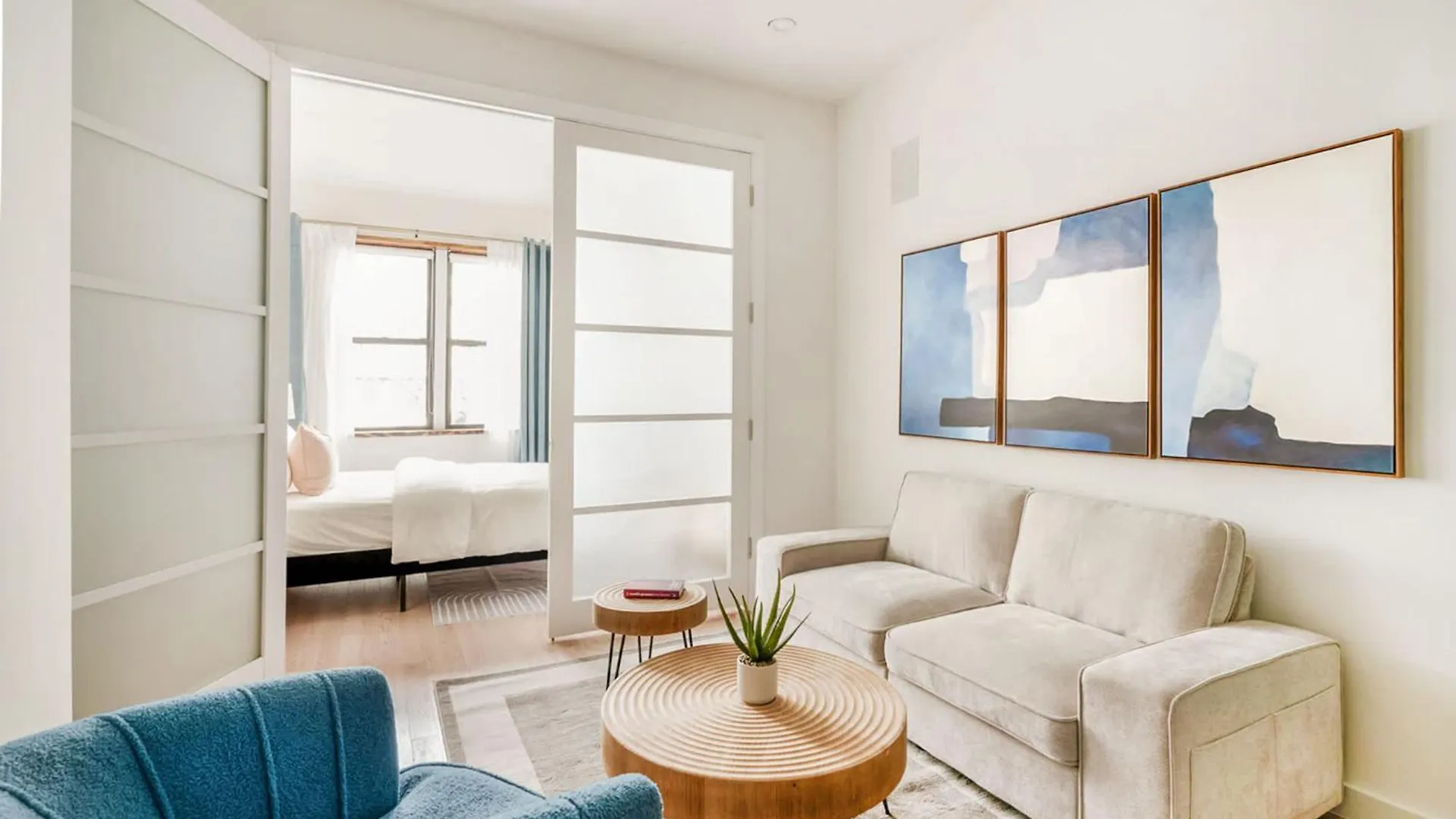 Apartament 317-1B Sleek Modern 1Br Union Square Wd In Unit Nowy Jork
